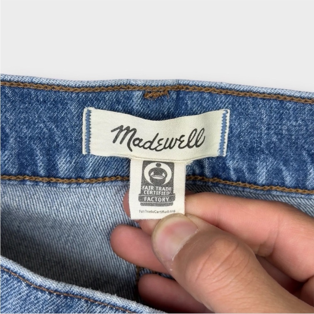 Madewell The Perfect Vintage Wide Leg Jeans Womens 32 Fit 34x31 Blue Denim Baggy - Picture 6 of 15